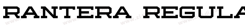 Rantera Regular字体转换